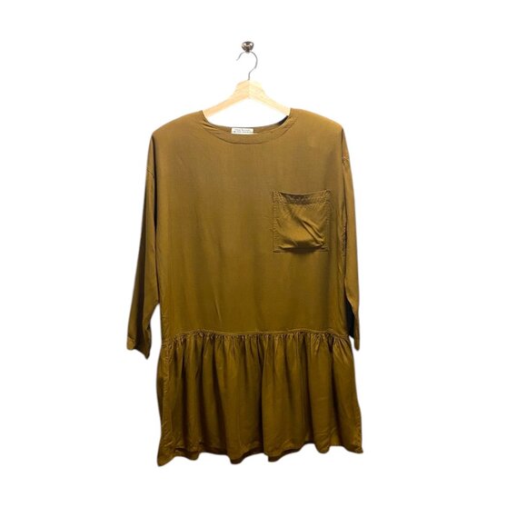 Limited Express Mini Shift Dress Brown Size M Vintage - Picture 2 of 13